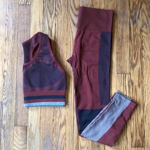 Sports Bra and Legging Set